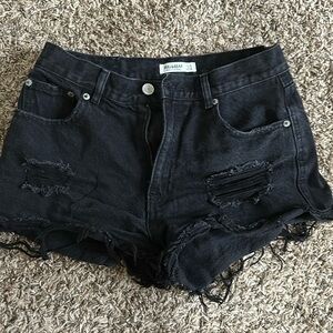 Black Pull&Bear Jean shorts